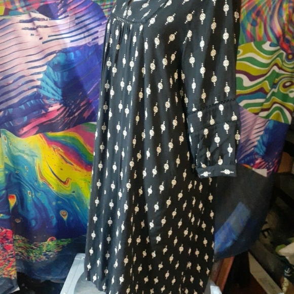 Indigo soft casual dress/ moo moo - Picture 6 of 7